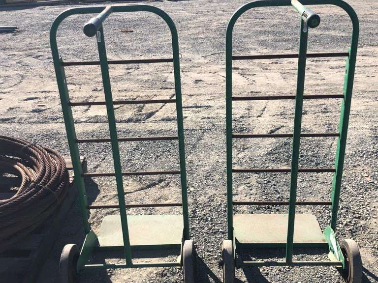 Pair Hand Truck Wire Cart TVAA Pty Ltd T/A Tomkins Valuers & Auctioneers