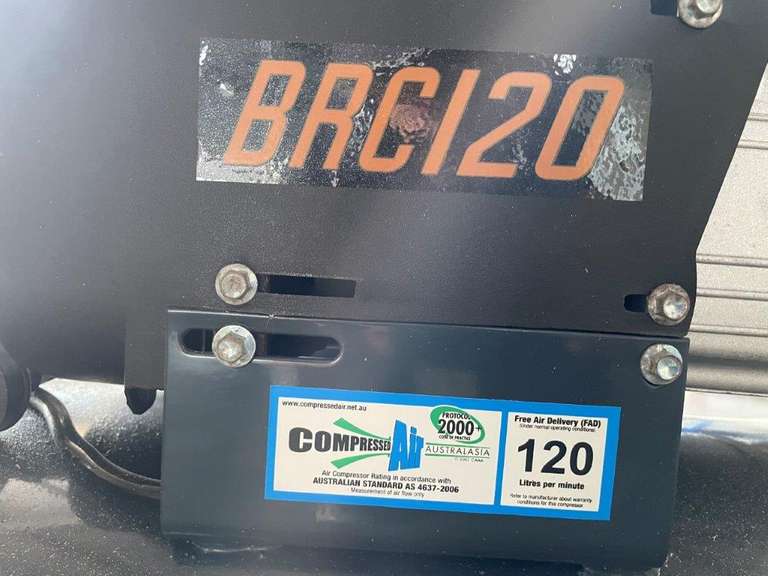 Black Ridge BRC120 Compressor TVAA Pty Ltd T/A Tomkins Valuers