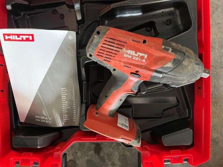 Hilti SIW 22TA Impact Wrench (Ref19) TVAA Pty Ltd T/A Tomkins