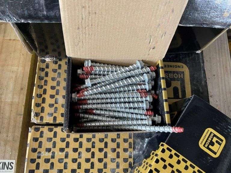 Hobson Galvanised XBolts Hex Flange Head and Square Washers TVAA