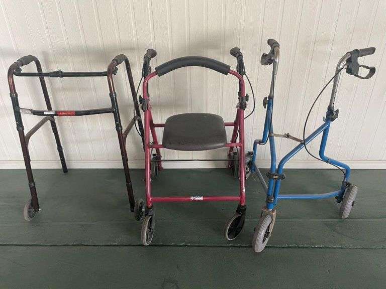 3 x Walking Frames TVAA Pty Ltd T/A Tomkins Valuers & Auctioneers