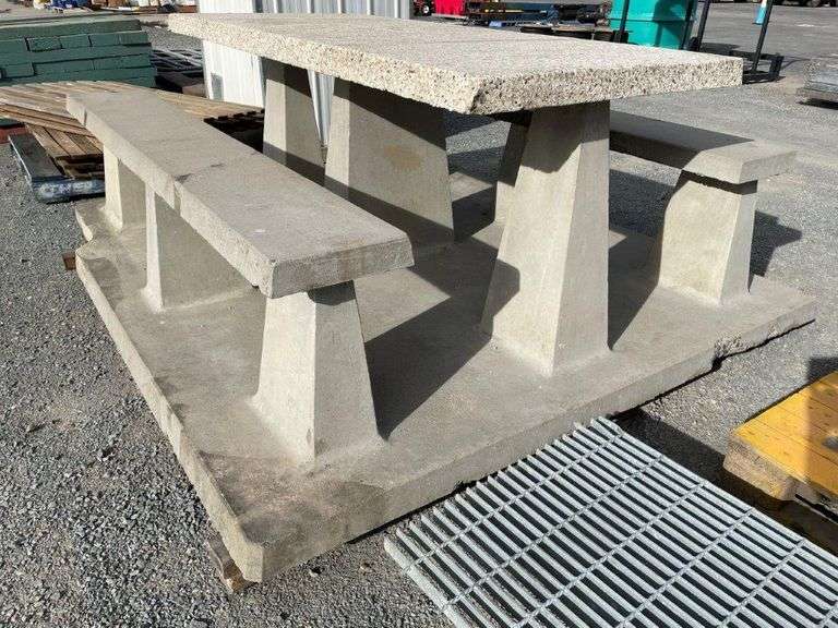 Concrete Picnic Table TVAA Pty Ltd T/A Tomkins Valuers & Auctioneers