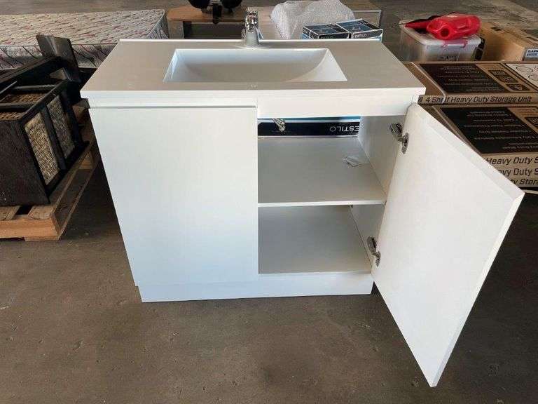 Flat Pack Free Standing Vanity Unit and Basin Mixer TVAA Pty Ltd T/A