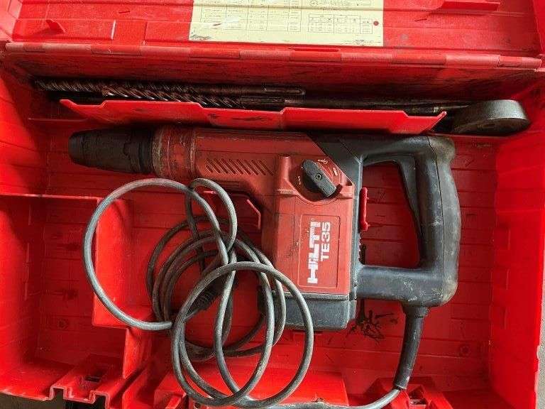 Hilti TE35 Drill and Ramset 342 DynaDrill TVAA Pty Ltd T/A Tomkins