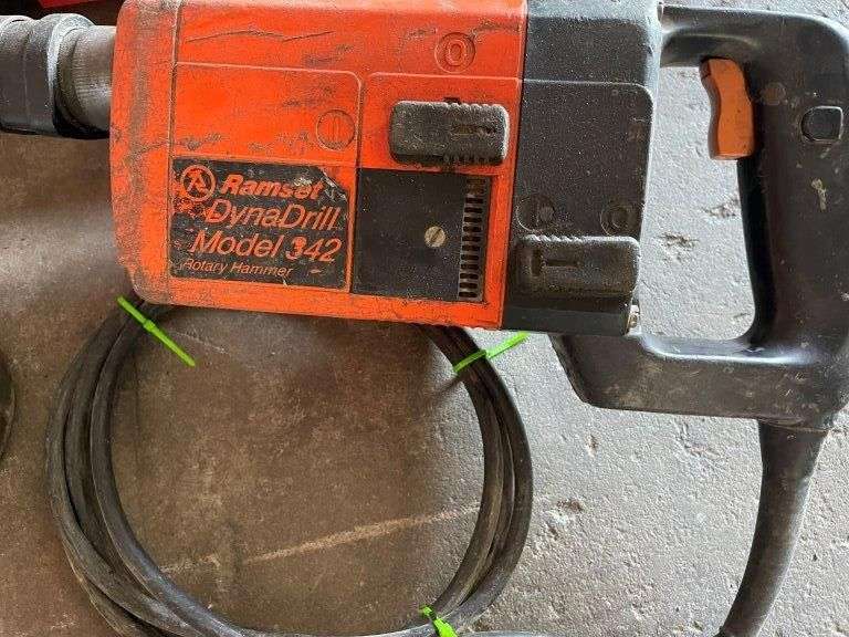 Hilti TE35 Drill and Ramset 342 DynaDrill TVAA Pty Ltd T/A Tomkins