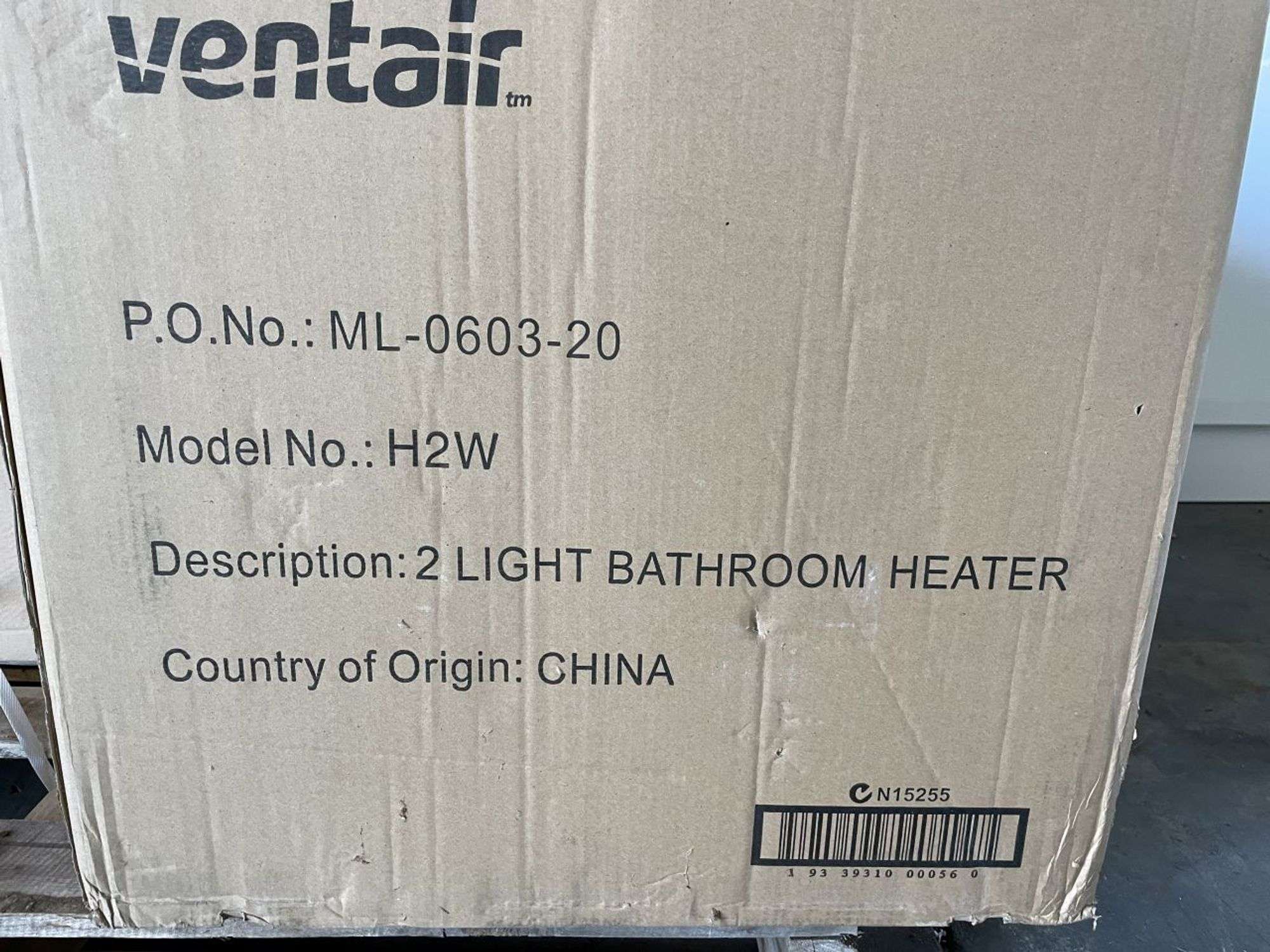 4x Ventair 3 in 1 Bathroom 2 Light Heater - TVAA Pty Ltd T/A Tomkins  Valuers u0026 Auctioneers