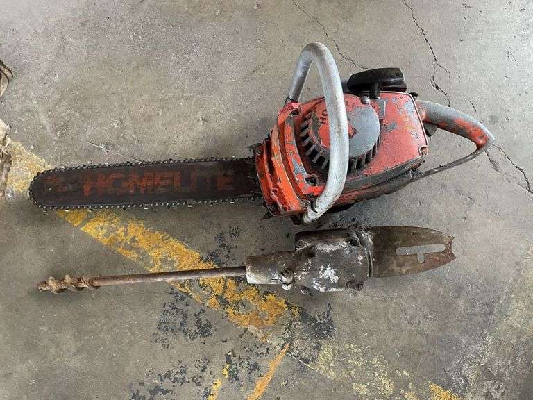 XL Homelite Chainsaw and Atom Borer TVAA Pty Ltd T/A Tomkins Valuers