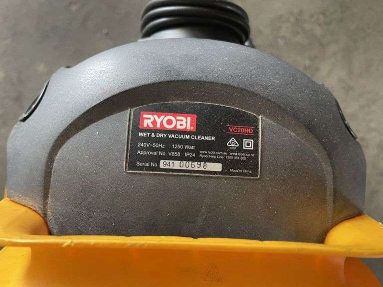 Ryobi Wet & Dry Vac & Roof Ventilator TVAA Pty Ltd T/A Tomkins