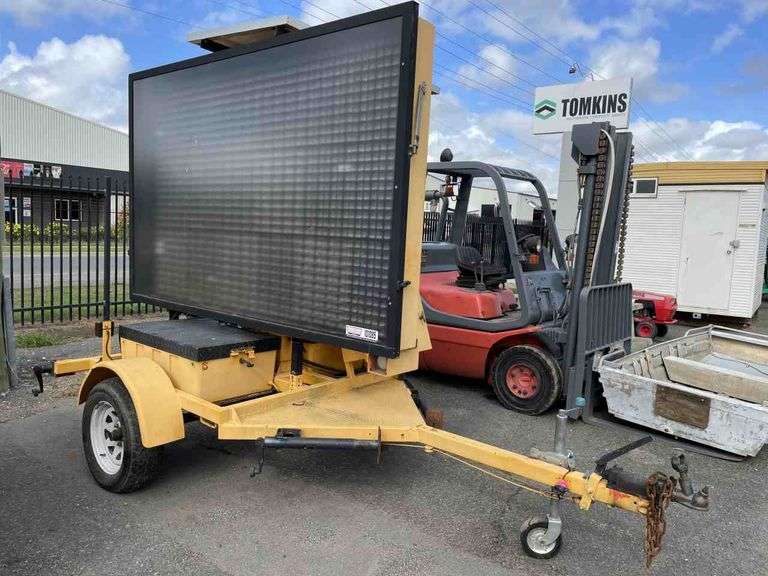 VerMac Electric Sign Board Trailer TVAA Pty Ltd T/A Tomkins Valuers