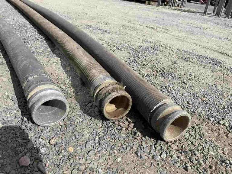 3x Suction Hoses and Fittings 4.5m TVAA Pty Ltd T/A Tomkins Valuers
