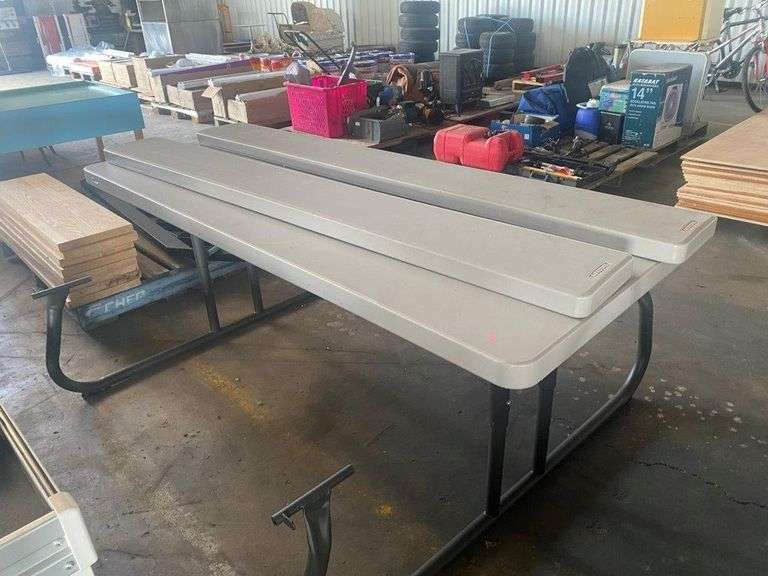 Lifetime Folding Picnic Table TVAA Pty Ltd T/A Tomkins Valuers