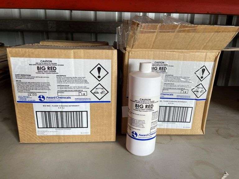 24 x 1LT Bottles Big Red Floor Cleaning Detergent TVAA Pty Ltd T/A