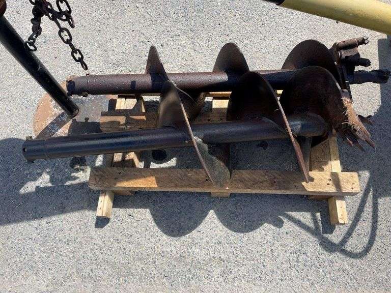 Hydraulic Down Pressure Post Hole PTO Digger and Augers 12'' & 15