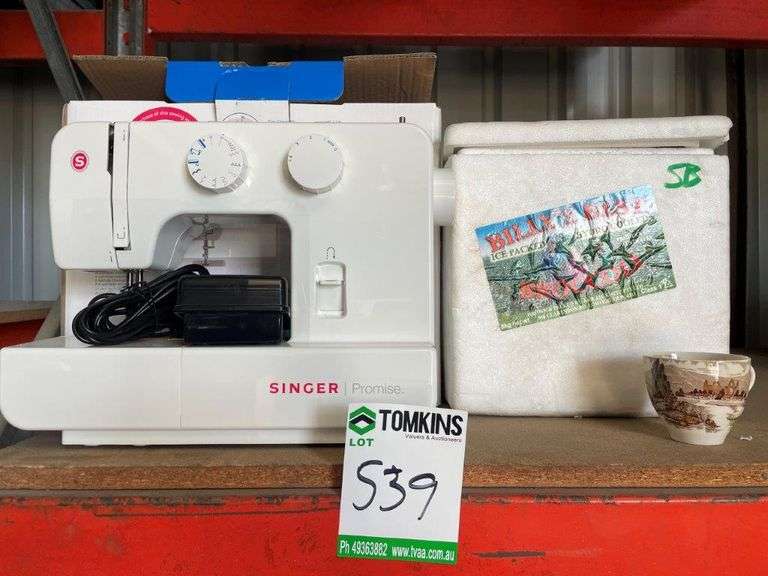 Singer Promise Sewing Machine and Dinner Set TVAA Pty Ltd T/A Tomkins