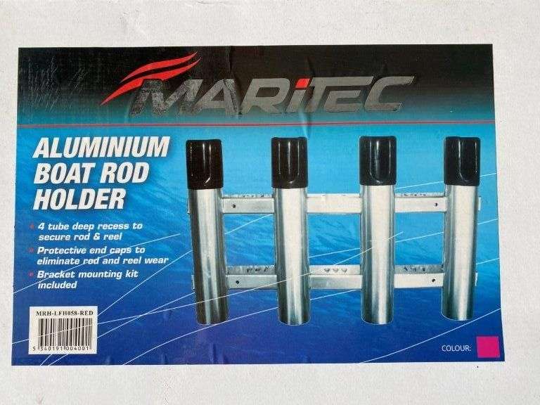 Aluminum Boat Rod Holder TVAA Pty Ltd T/A Tomkins Valuers & Auctioneers