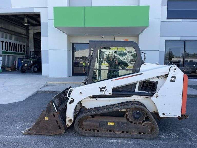 2016 Compact Bobcat T450 Air Cab Skid Steer Track Loader TVAA Pty Ltd