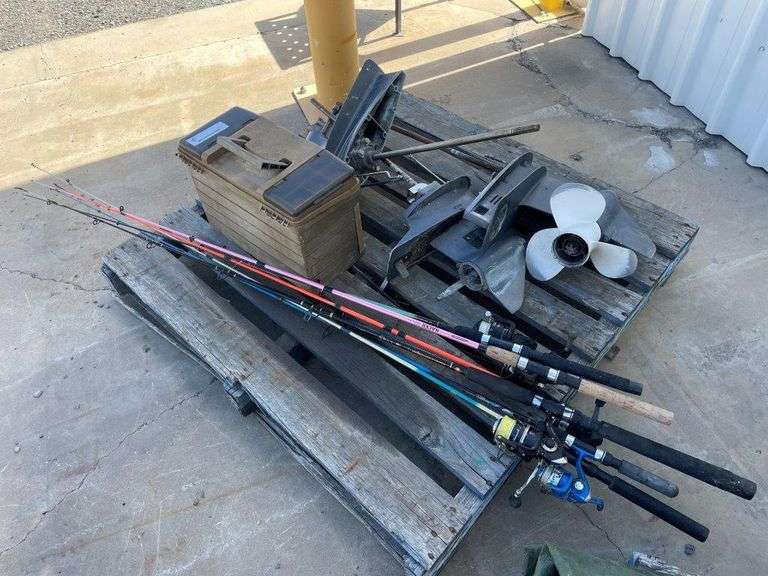 Pallet Fishing Accessories inc Tackle Box inc Lures, Hooks etc, Fishing