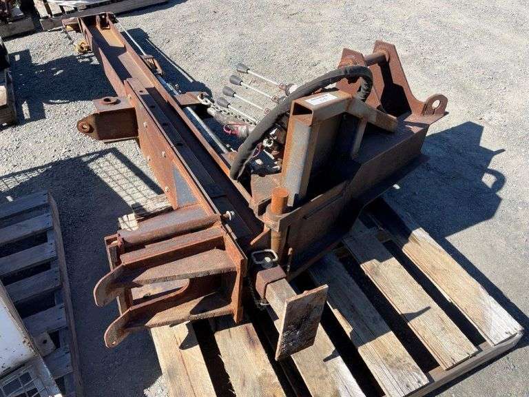 8T Excavator Rock Breaker Post Driver Attachment missing rock