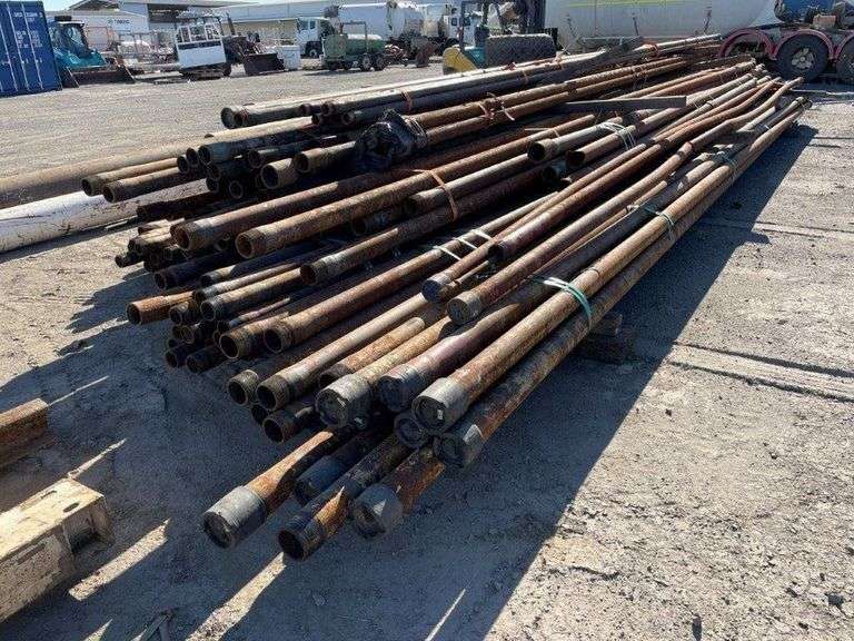 Approx 140 Lengths Assorted Drill Pipe TVAA Pty Ltd T/A Tomkins