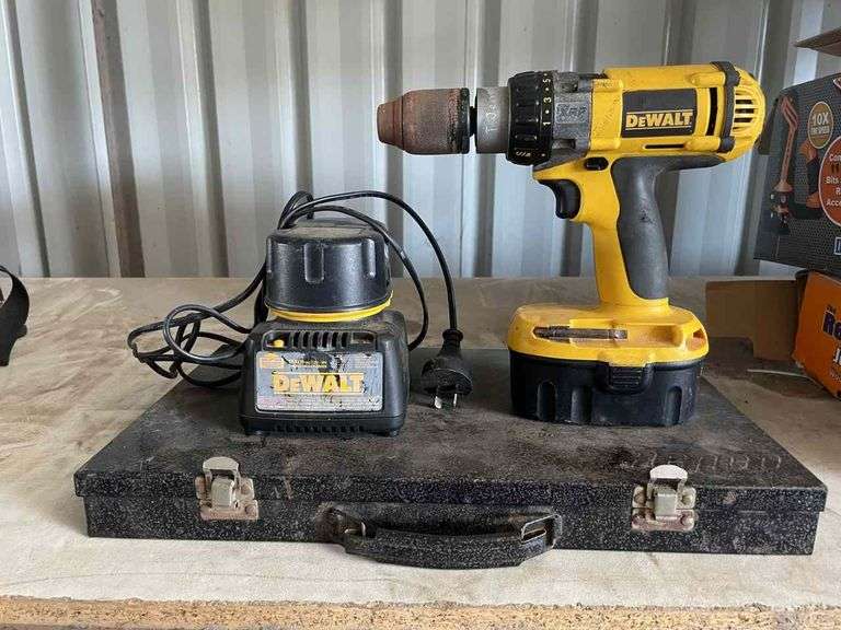 Dewalt Drill, Battery, Charger, and Socket Set TVAA Pty Ltd T/A