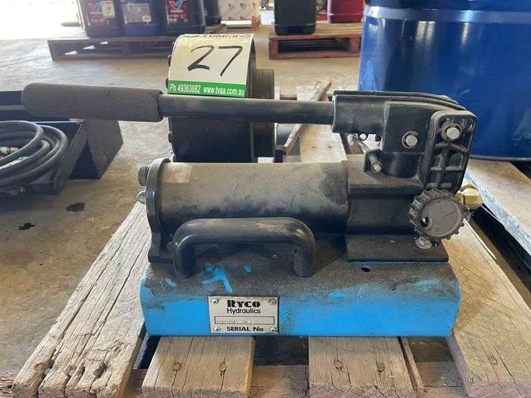 Ryco Hydraulic Hose Crimper TVAA Pty Ltd T/A Tomkins Valuers