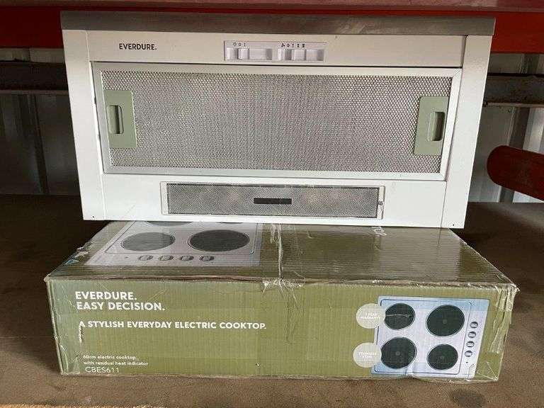 Everdure Rangehood and 60cm Electric Cooktop TVAA Pty Ltd T/A Tomkins