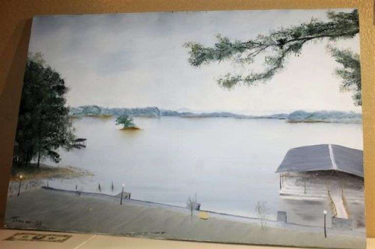 Really beautiful original painting on canvas looks almost like a