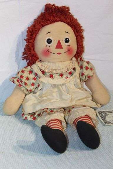 Very VTG collectible adorable Raggedy Ann doll by Joy of a Toy ...