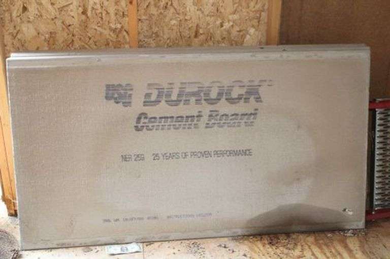 7 Durock Cement Boards Texas Online Auction House