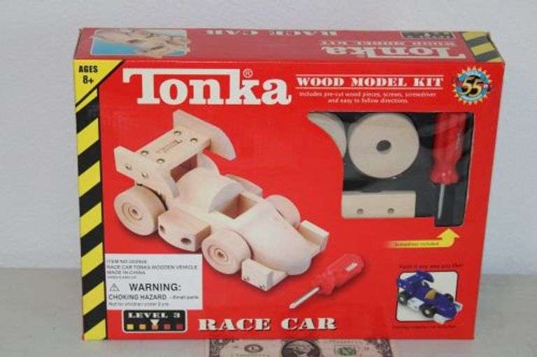 NIB Tonka Wood Model Kit Texas Online Auction House