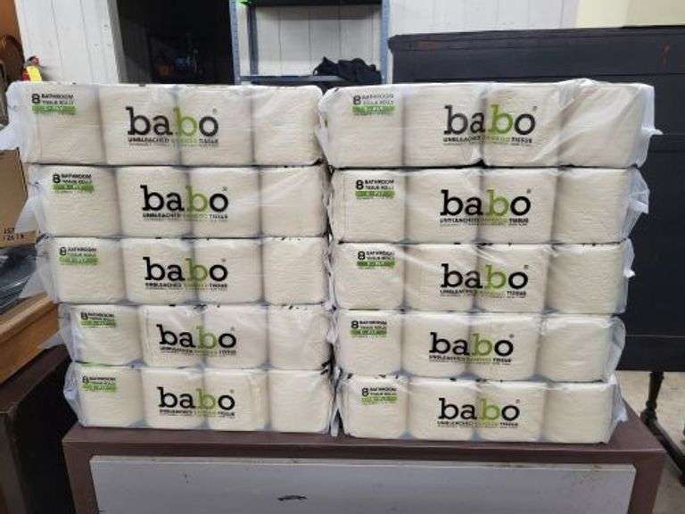 Extreme Couponer's Lot 10 Pkgs BABO unbleached Bamboo Toilet Paper (80 rolls). cash only