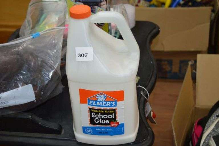 1GALLON JUG OF ELMER'S GLUE 1/2 GONE Texas Online Auction House