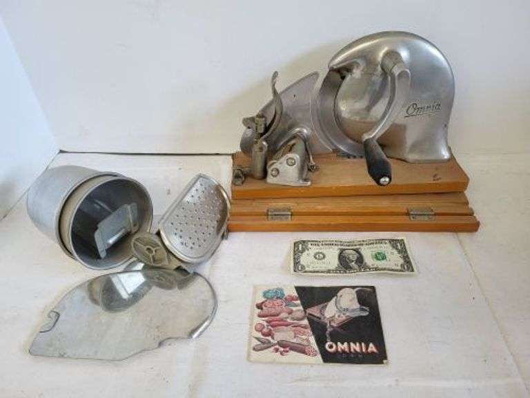 Omnia Meat Slicer. cash only . (5E) Texas Online Auction House