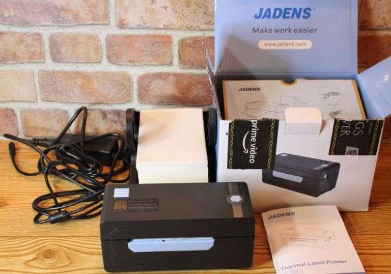 Jaden Thermal Mailing Label Printer With Printing Labels Holder jaden-thermal-mailing-label-printer-with-printing-labels-holder