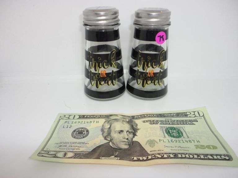 AMERICAN ATELIER TRICK OR TREAT SALT AND PEPPER SHAKER Texas Online