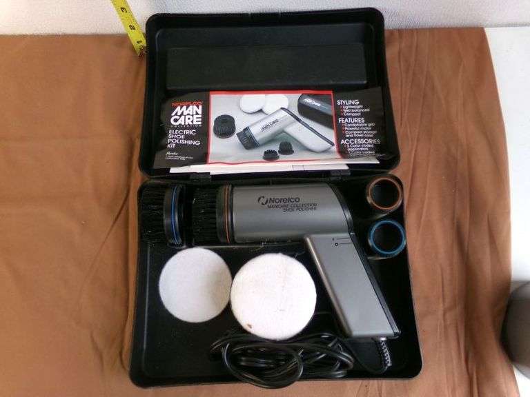 Vintage Norelco Man Care Collection electric shoe polishing kit Texas