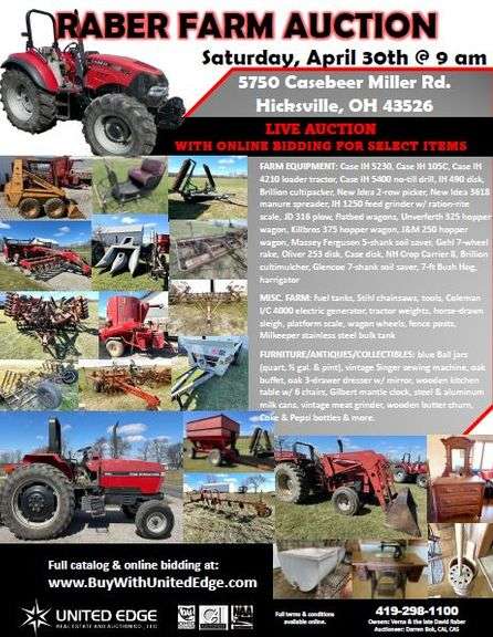 Raber Farm Auction