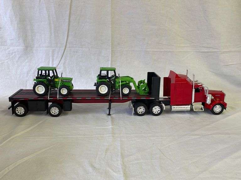 2 Kenworth Custom Built Trucks & Trailers, 1/32 Scale, Trucks are ...