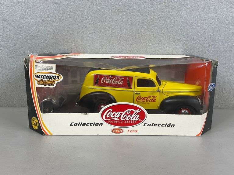 1940 Ford Deluxe Coca-Cola Sedan Delivery Van, Matchbox Collectibles ...