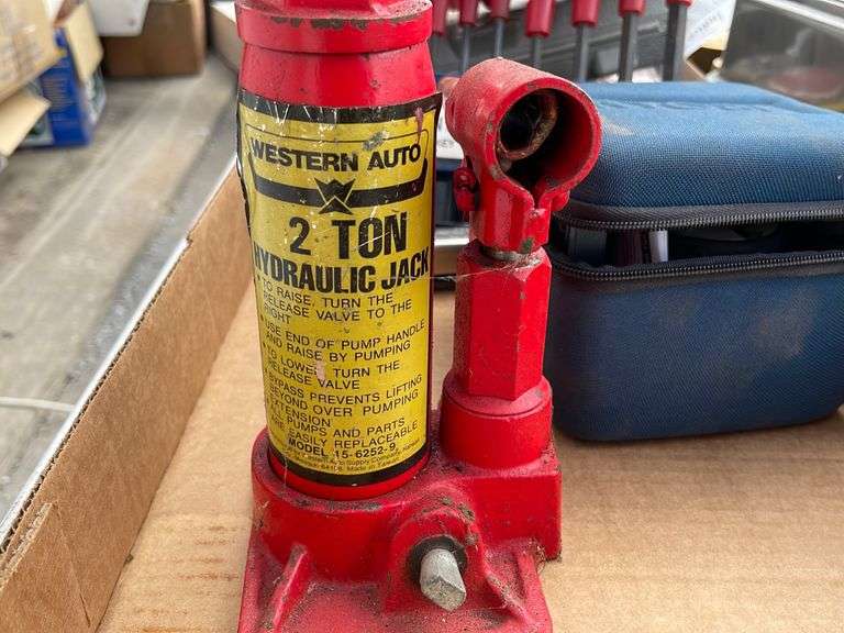 Ryobi Laser Level, Allen Wrenches & 2 Ton Jack