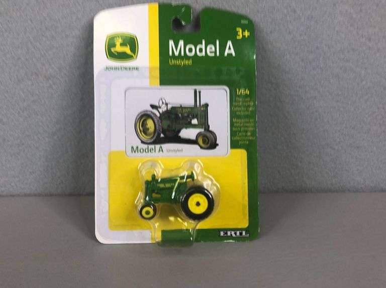 John Deere Model A Unstyled Tractor, 1/64 Scale, Ertl United Edge