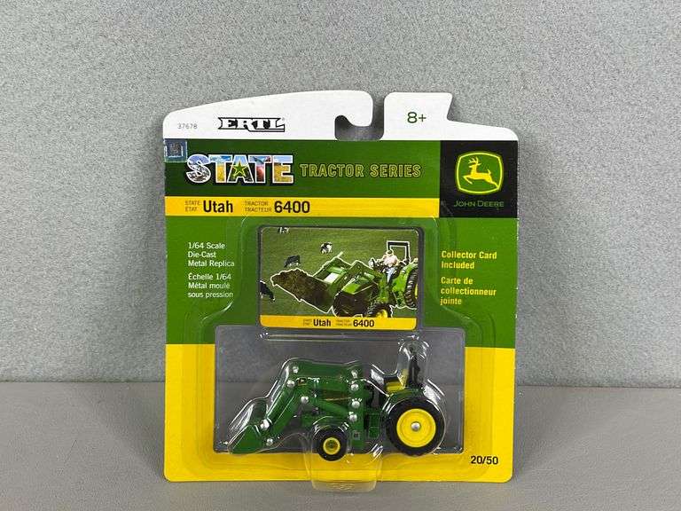 John Deere 6400 Tractor, Utah, 1/64 Scale, Ertl United Edge Real