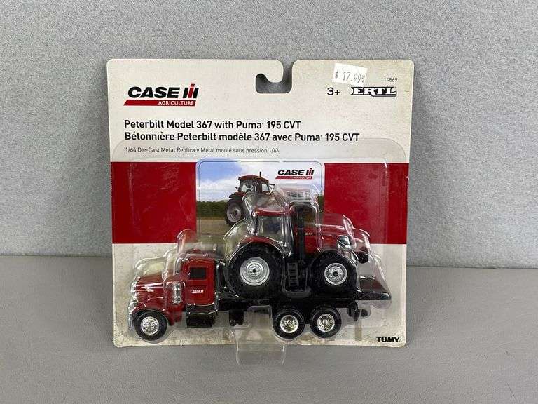Peterbilt Model 367 Truck & Puma 195CVT Tractor, 1/64 Scale - United ...