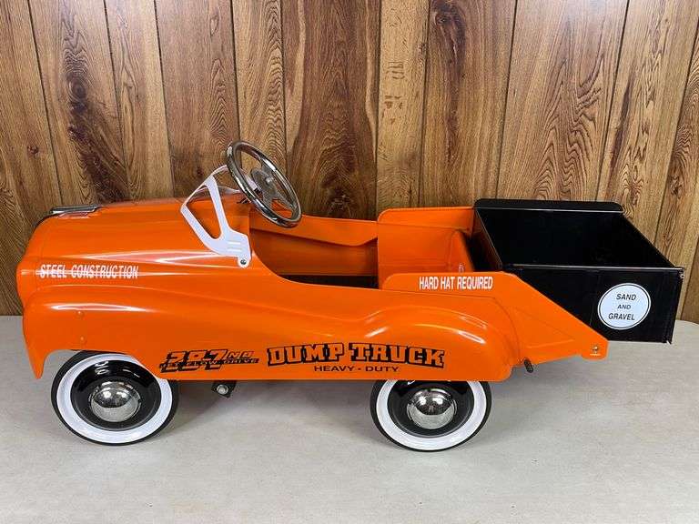 Pedal Dump Truck, Burns Novelty & Toy United Edge Real Estate & Auction
