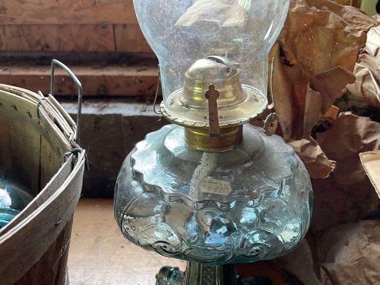1/2 Bushel Basket, Oil Lamp, Canning Jars United Edge Real Estate