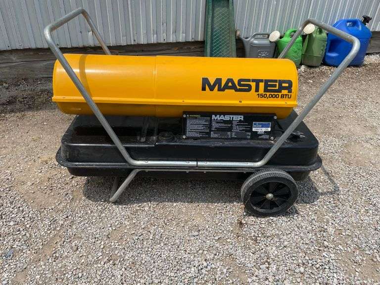 Master Space Heater, 150,000 BTU United Edge Real Estate & Auction