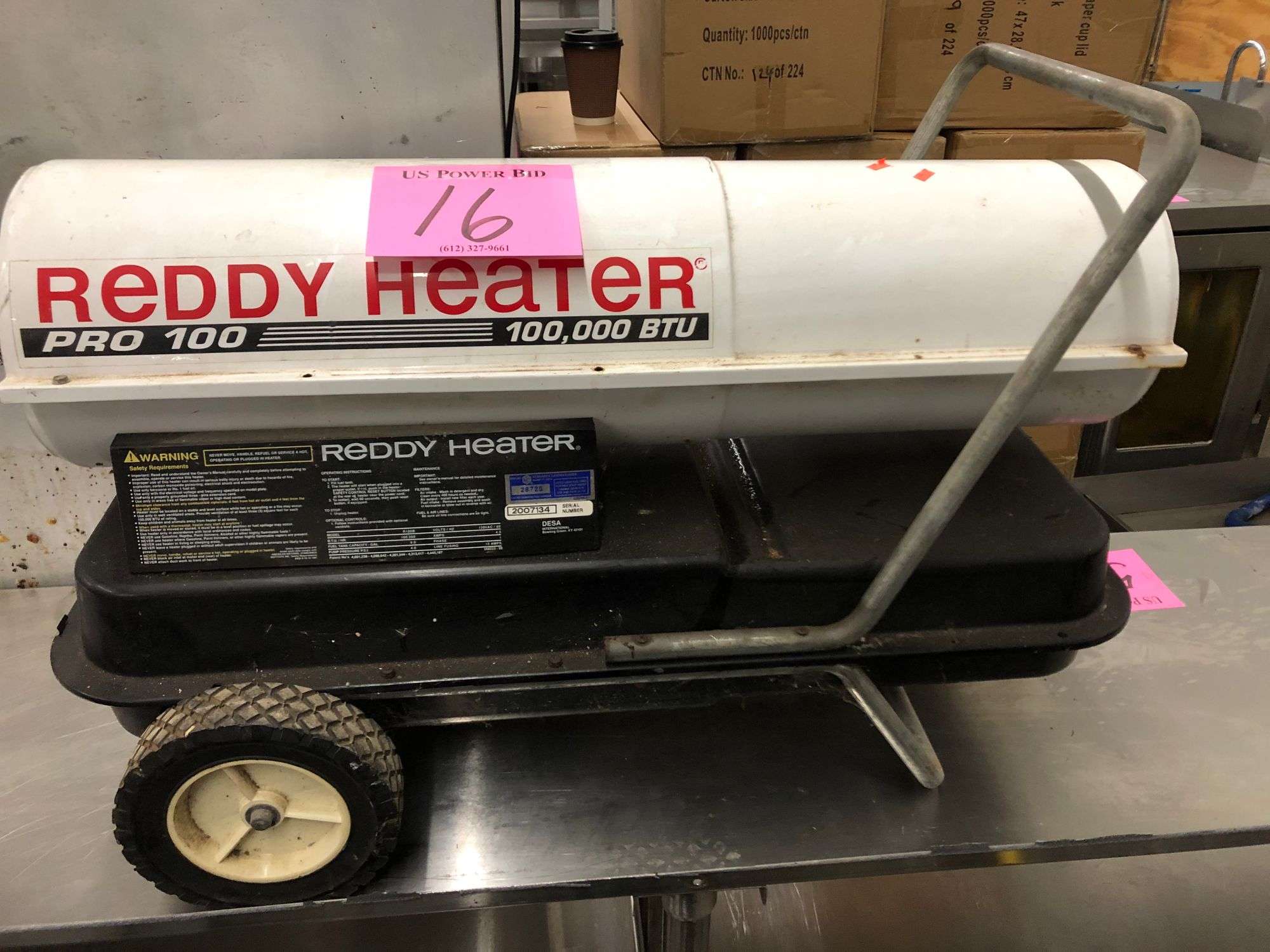 Heater - US Power Bid