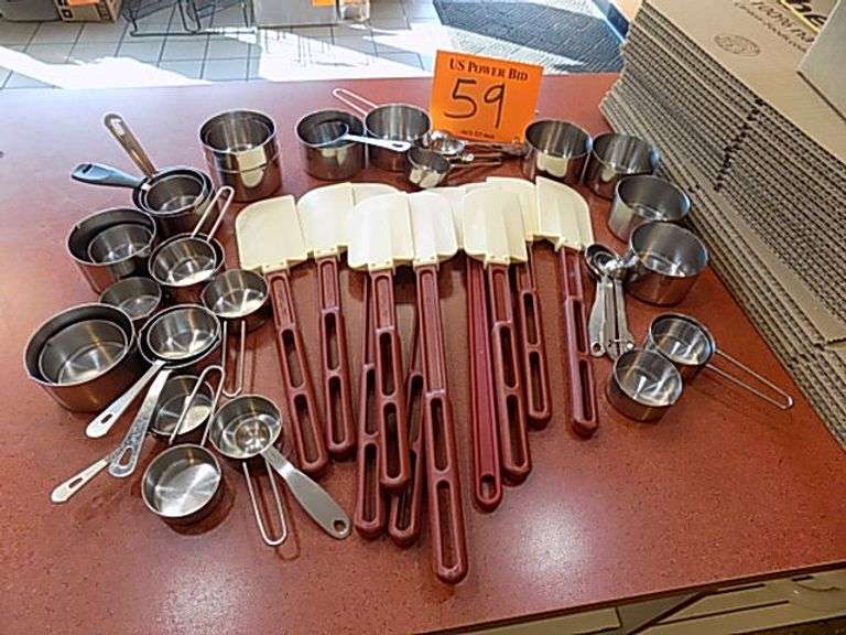 SS Measuring Cups and Spatulas US Power Bid
