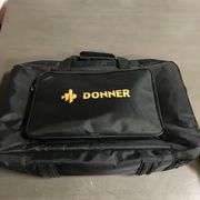 Donner Guitar Pedal Board Case DB-3 Aluminium Pedalboard 20'' x 11.4'' x 4'’ with Bag