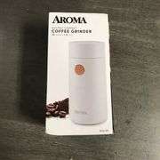 Aroma Housewares Mini Coffee Grinder and Electric Herb Grinder with 304 Stainless Steel Grinding Bla